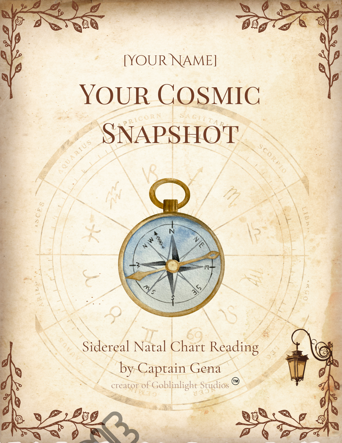 Mini Natal Chart Report — Your Cosmic Snapshot