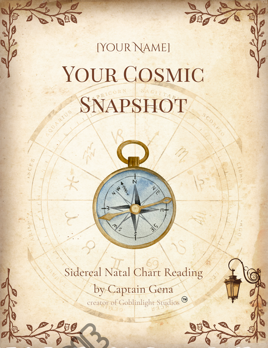 Mini Natal Chart Report — Your Cosmic Snapshot